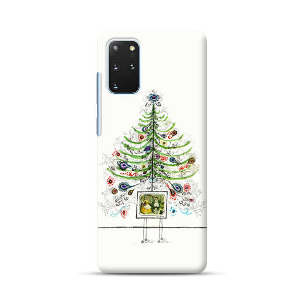 Whimsical Christmas Tree Artistic Design Samsung Galaxy S20 Plus (5G) Hard Case