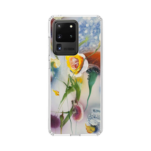 Abstract Colorful Flowers Samsung Galaxy S20 Ultra 5G Case