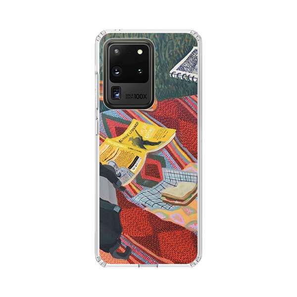 Charming Picnic Scene with Blanket and Food Samsung Galaxy S20 Ultra 5G Case
