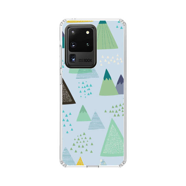 Colorful Abstract Mountain Pattern Samsung Galaxy S20 Ultra 5G Case