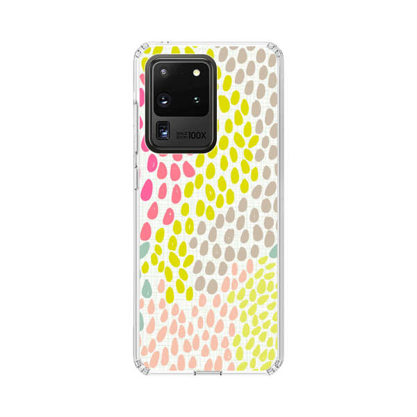 Colorful Abstract Teardrop Pattern Samsung Galaxy S20 Ultra 5G Case