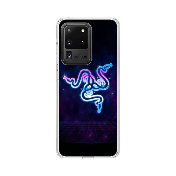 Glowing Neon Triple Snake Samsung Galaxy S20 Ultra 5G Case