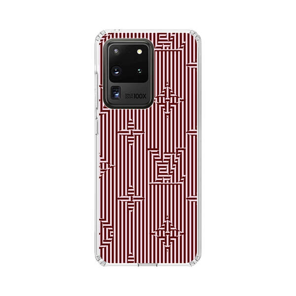 Intricate Geometric Striped Pattern Samsung Galaxy S20 Ultra 5G Case