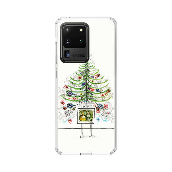 Whimsical Christmas Tree Artistic Design Samsung Galaxy S20 Ultra 5G Case