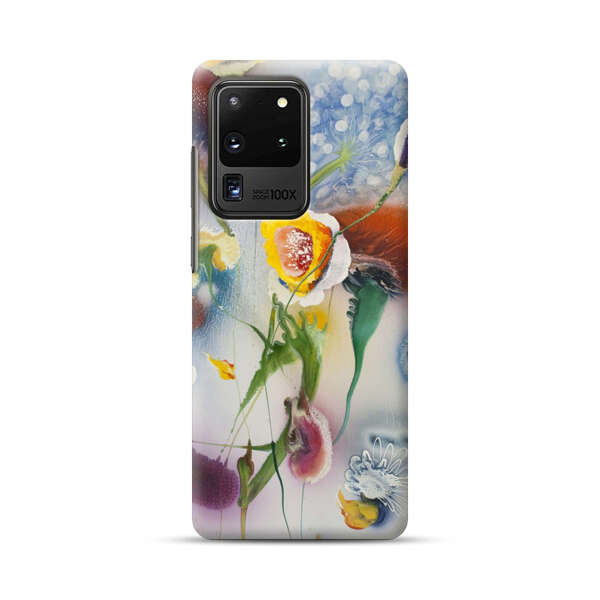 Abstract Colorful Flowers Samsung Galaxy S20 Ultra 5G Hard Case