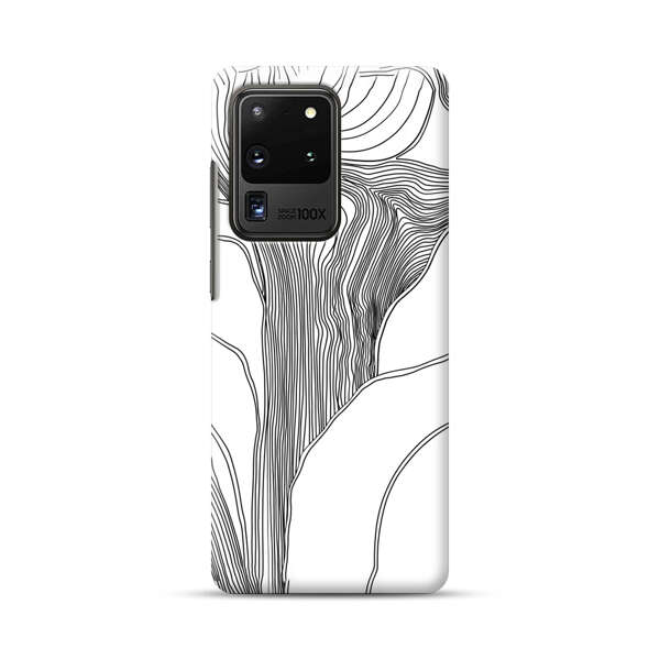 Abstract Line Art Design Samsung Galaxy S20 Ultra 5G Hard Case