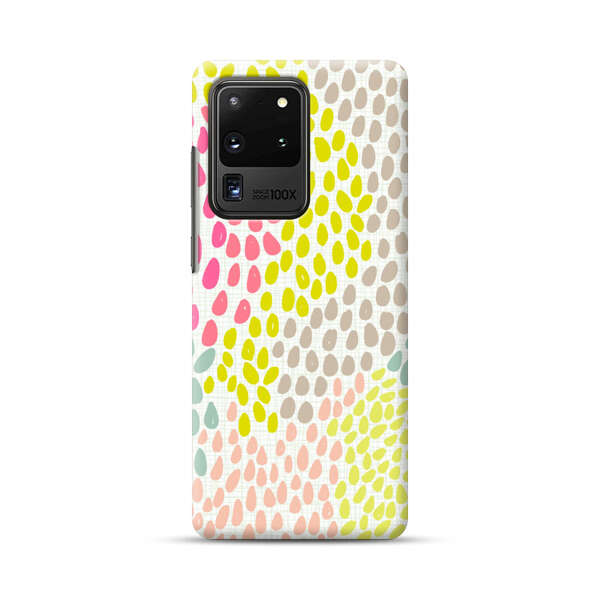 Colorful Abstract Teardrop Pattern Samsung Galaxy S20 Ultra 5G Hard Case