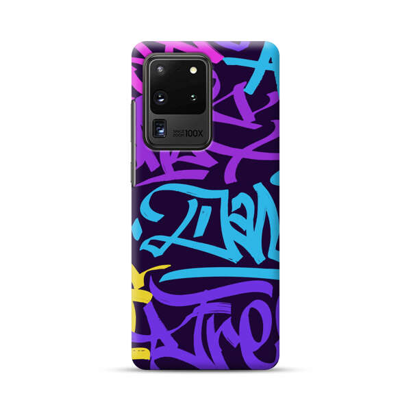 Colorful Graffiti Pattern Samsung Galaxy S20 Ultra 5G Hard Case