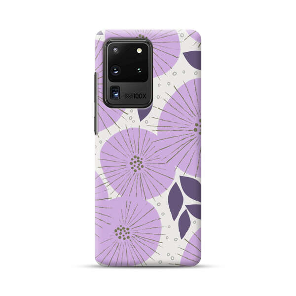 Lavender Flower Pattern Samsung Galaxy S20 Ultra 5G Hard Case