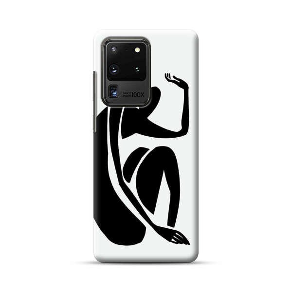 Minimalist Abstract Human Figure Samsung Galaxy S20 Ultra 5G Hard Case