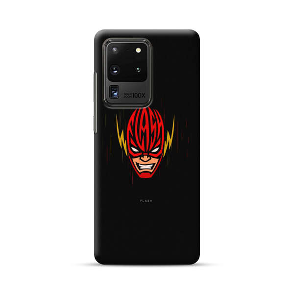 Vibrant Superhero Face with Lightning Bolts Samsung Galaxy S20 Ultra 5G Hard Case