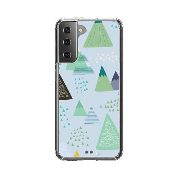 Colorful Abstract Mountain Pattern Samsung Galaxy S21 5G Case