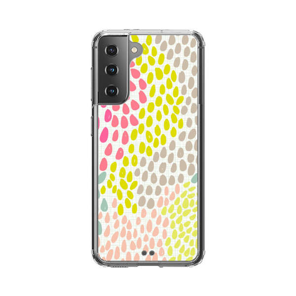 Colorful Abstract Teardrop Pattern Samsung Galaxy S21 5G Case
