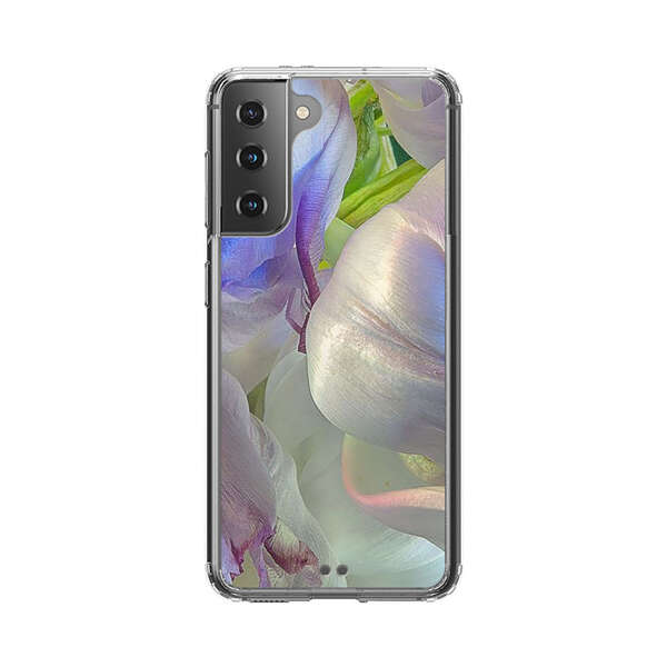Delicate Pastel Flower Petals Close Up Samsung Galaxy S21 5G Case