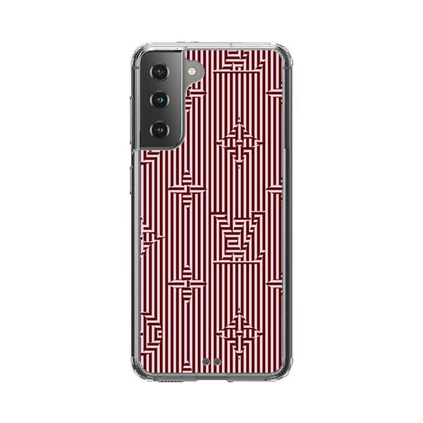 Intricate Geometric Striped Pattern Samsung Galaxy S21 5G Case