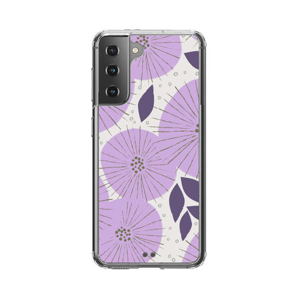 Lavender Flower Pattern Samsung Galaxy S21 5G Case