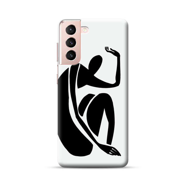 Minimalist Abstract Human Figure Samsung Galaxy S21 5G Hard Case