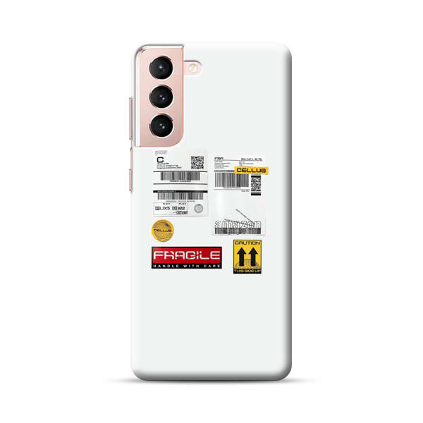 Shipping Labels and Fragile Handling Stickers Samsung Galaxy S21 5G Hard Case
