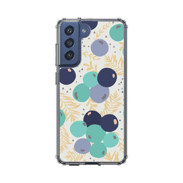 Abstract Berries Pattern Samsung Galaxy S21 FE 5G Case