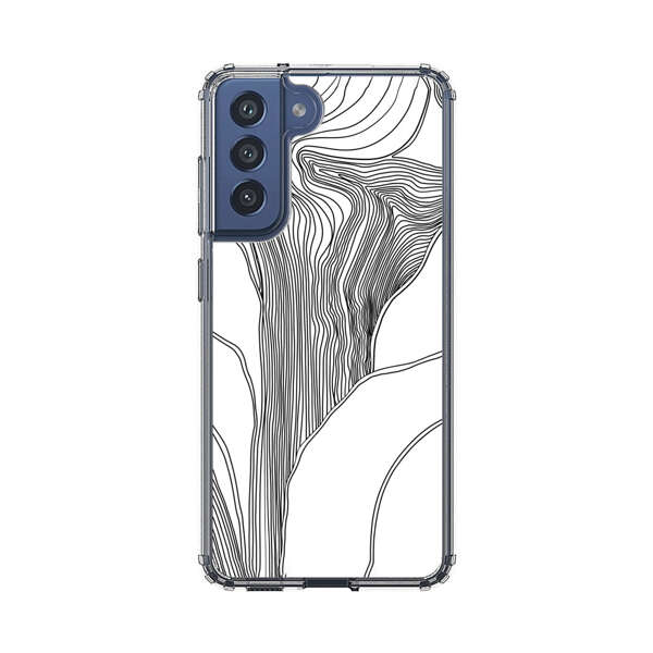 Abstract Line Art Design Samsung Galaxy S21 FE 5G Case