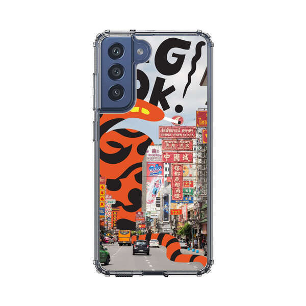 Bangkok Chinatown Snake Street Scene Samsung Galaxy S21 FE 5G Case