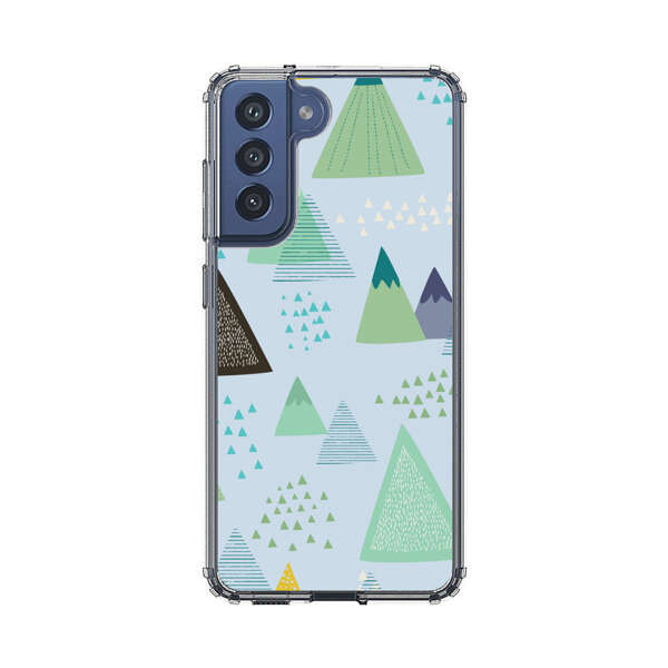 Colorful Abstract Mountain Pattern Samsung Galaxy S21 FE 5G Case