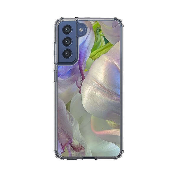 Delicate Pastel Flower Petals Close Up Samsung Galaxy S21 FE 5G Case