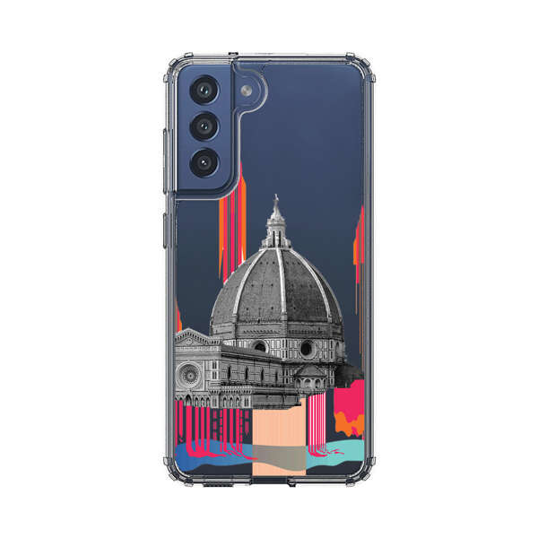 Florence Cathedral Dome Artistic Illustration Samsung Galaxy S21 FE 5G Case