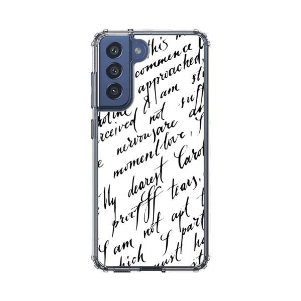 Handwritten Calligraphy Samsung Galaxy S21 FE 5G Case