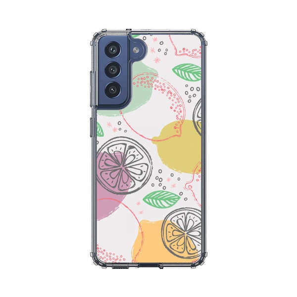 Lemon Colorful Abstract Pattern Samsung Galaxy S21 FE 5G Case