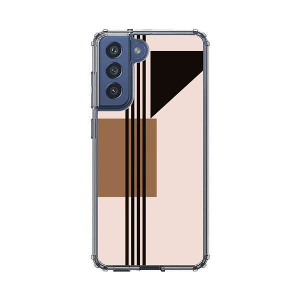 Minimalist Abstract Geometric Design Samsung Galaxy S21 FE 5G Case
