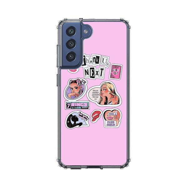 Pop Art Fashion Stickers Samsung Galaxy S21 FE 5G Case