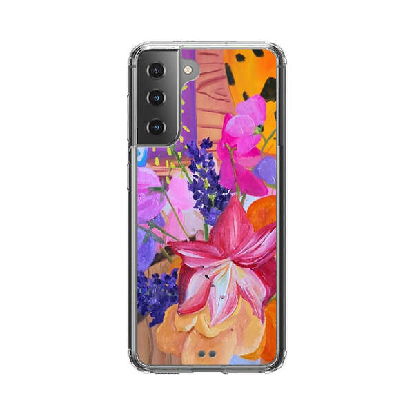 Bright Vibrant Floral Still Life Samsung Galaxy S21 Plus 5G Case