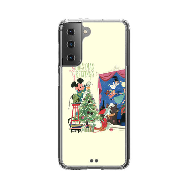Christmas Disney Mickey Mouse and Peter Pan Samsung Galaxy S21 Plus 5G Case