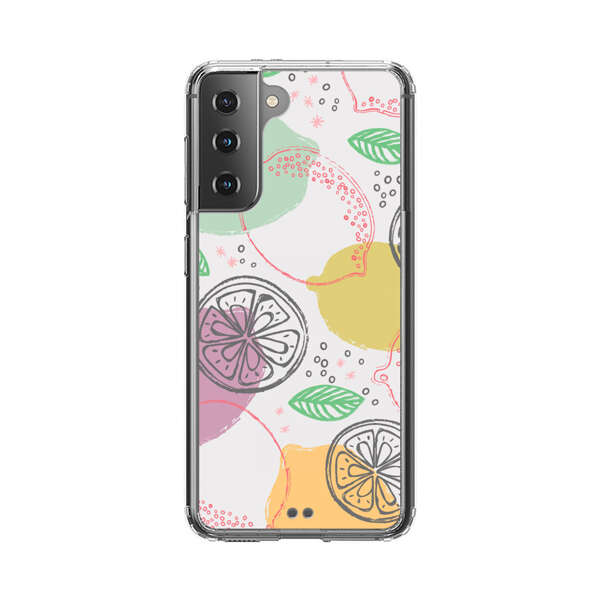 Lemon Colorful Abstract Pattern Samsung Galaxy S21 Plus 5G Case