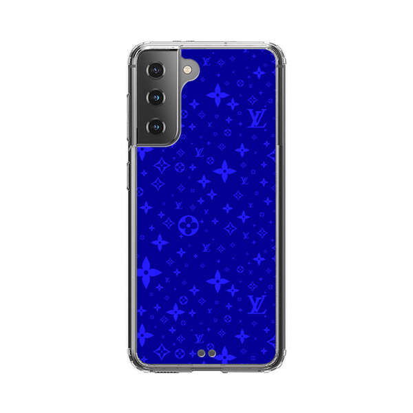 Luxury Blue Designer Pattern Samsung Galaxy S21 Plus 5G Case