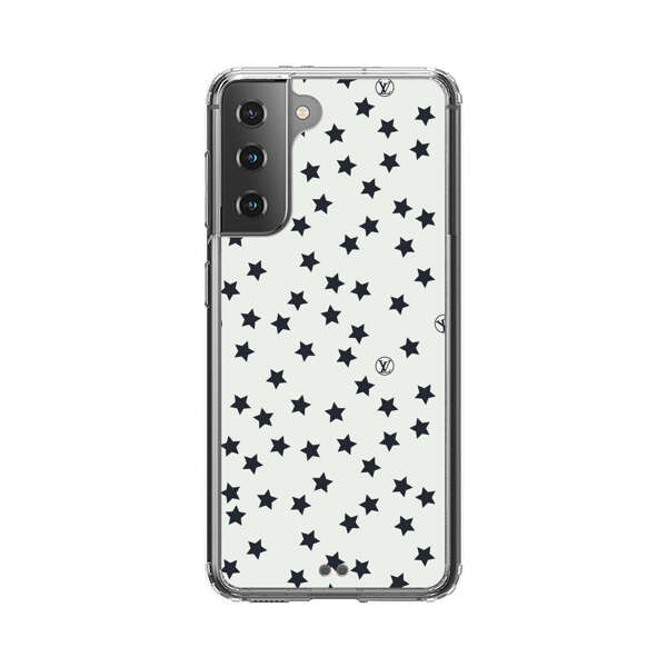 Minimalist Black Stars Pattern Samsung Galaxy S21 Plus 5G Case