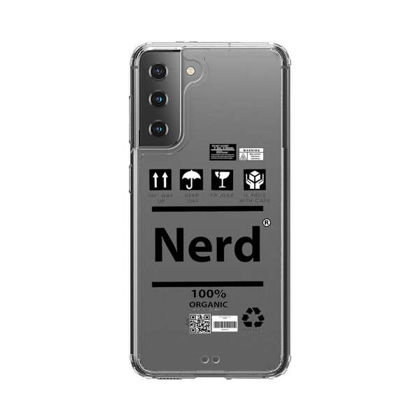 Minimalist Nerd Shipping Icons Design Samsung Galaxy S21 Plus 5G Case