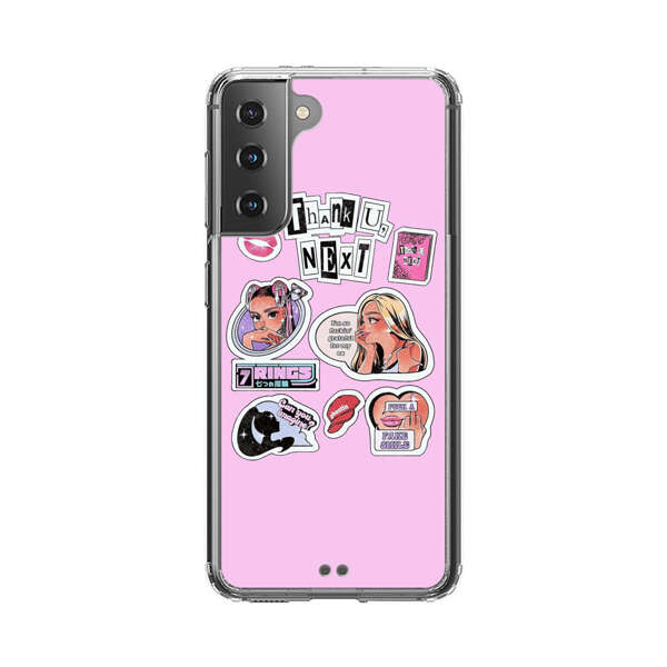 Pop Art Fashion Stickers Samsung Galaxy S21 Plus 5G Case