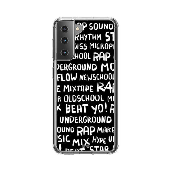 Rap Hip Hop Words Collage Samsung Galaxy S21 Plus 5G Case