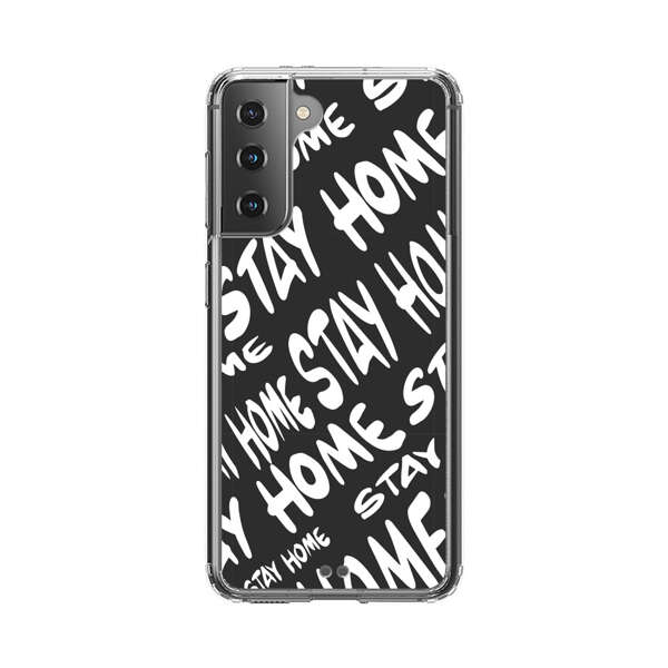 Stay Home Pattern Samsung Galaxy S21 Plus 5G Case