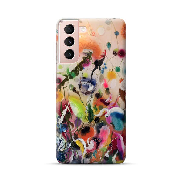 Colorful Abstract Art Samsung Galaxy S21 Plus 5G Hard Case