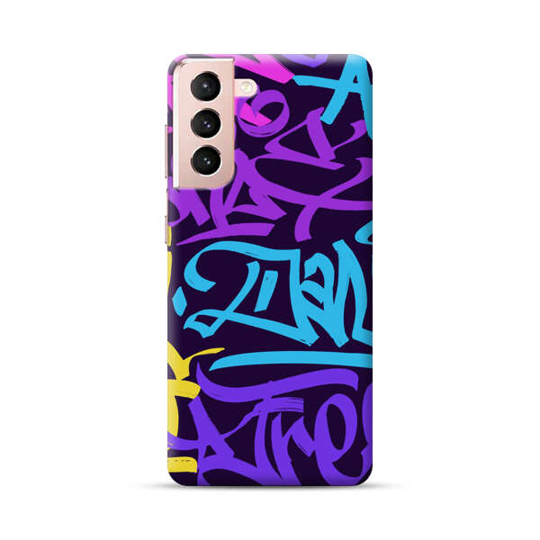 Colorful Graffiti Pattern Samsung Galaxy S21 Plus 5G Hard Case