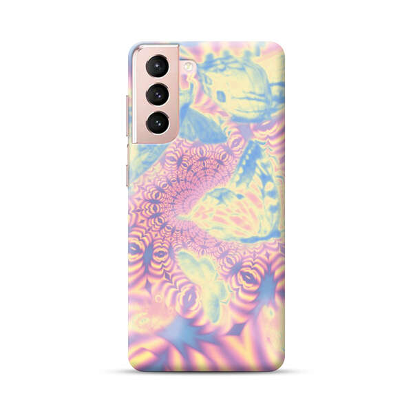 Ethereal Butterflies Psychedelic Swirl Samsung Galaxy S21 Plus 5G Hard Case