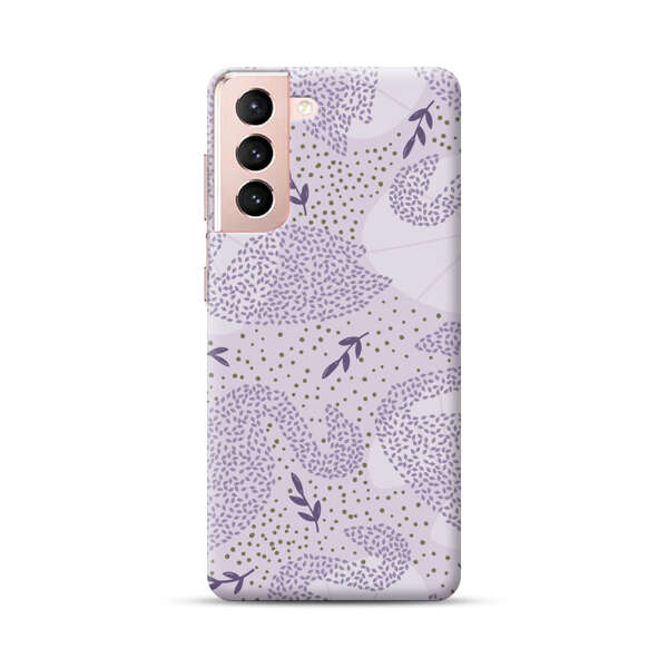 Lavender Swan Pattern Samsung Galaxy S21 Plus 5G Hard Case