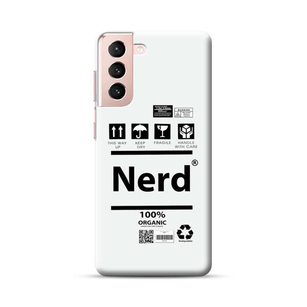 Minimalist Nerd Shipping Icons Design Samsung Galaxy S21 Plus 5G Hard Case