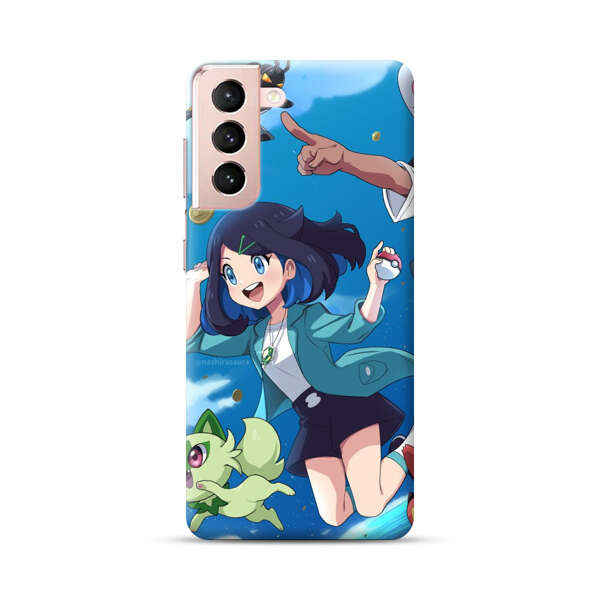 Vibrant Cartoon Characters Adventure Samsung Galaxy S21 Plus 5G Hard Case