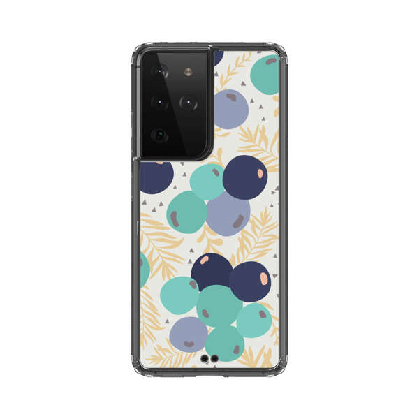Abstract Berries Pattern Samsung Galaxy S21 Ultra 5G Case