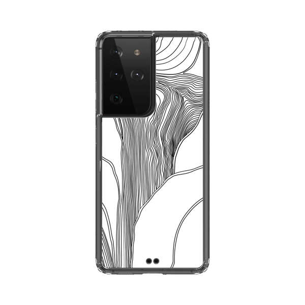 Abstract Line Art Design Samsung Galaxy S21 Ultra 5G Case