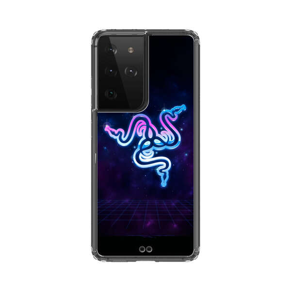 Glowing Neon Triple Snake Samsung Galaxy S21 Ultra 5G Case